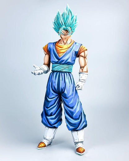 32CM Dragon Ball Z Vegito Blue Figure Repaint - 2D Figure Painting