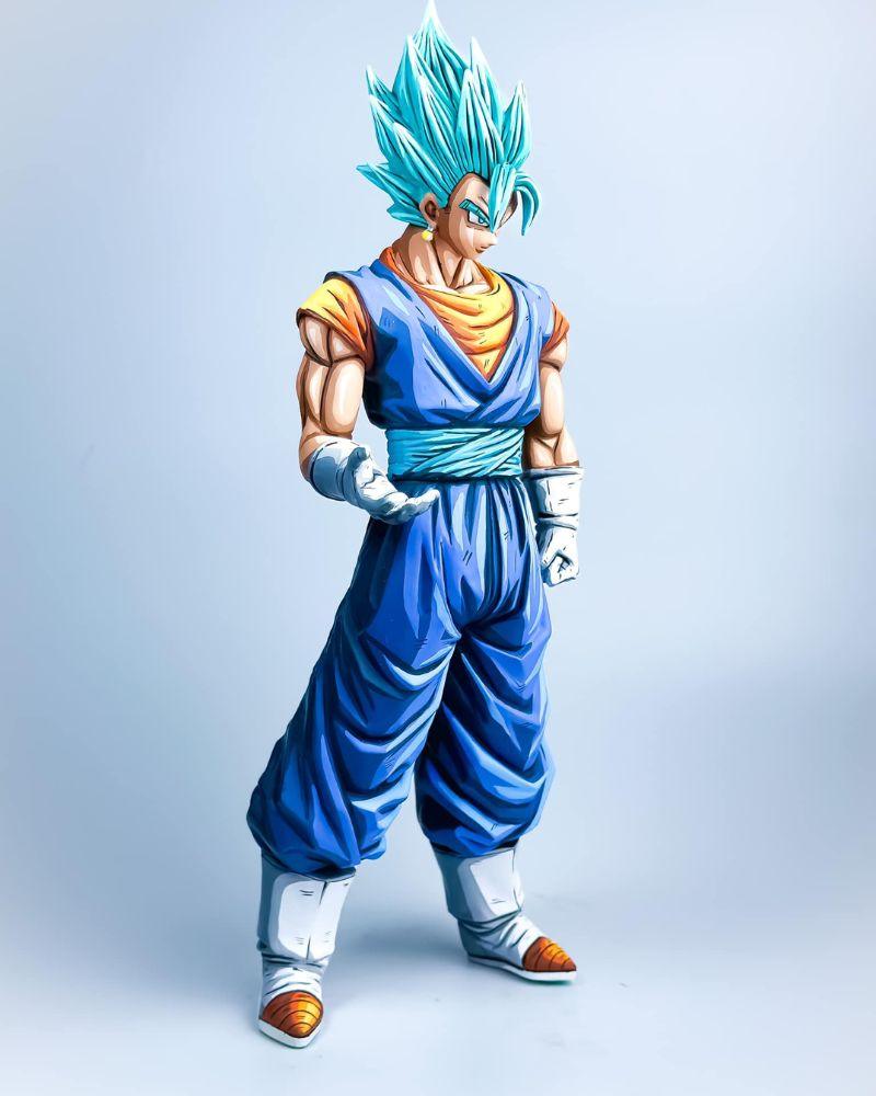 32CM Dragon Ball Z Vegito Blue Figure Repaint - 2D Figure Painting