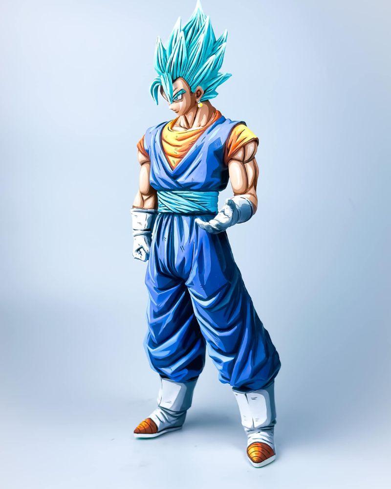 32CM Dragon Ball Z Vegito Blue Figure Repaint - 2D Figure Painting