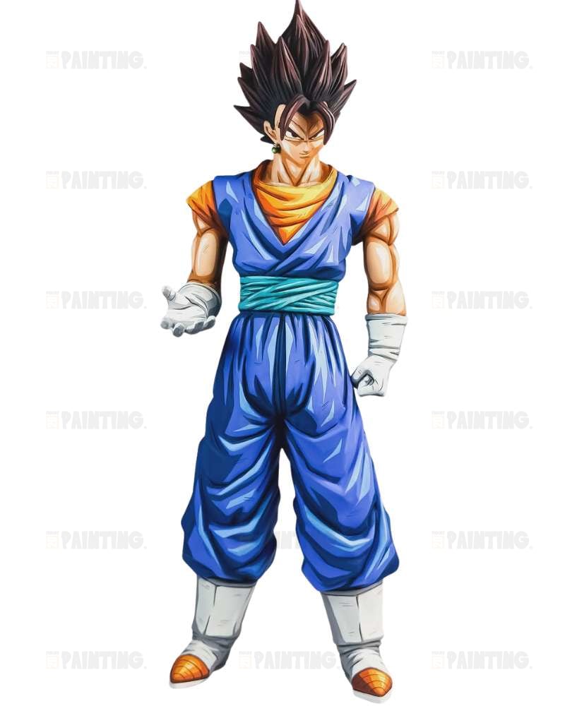 2D Anime Colour Dragon Ball Vegito Figure Repaint
