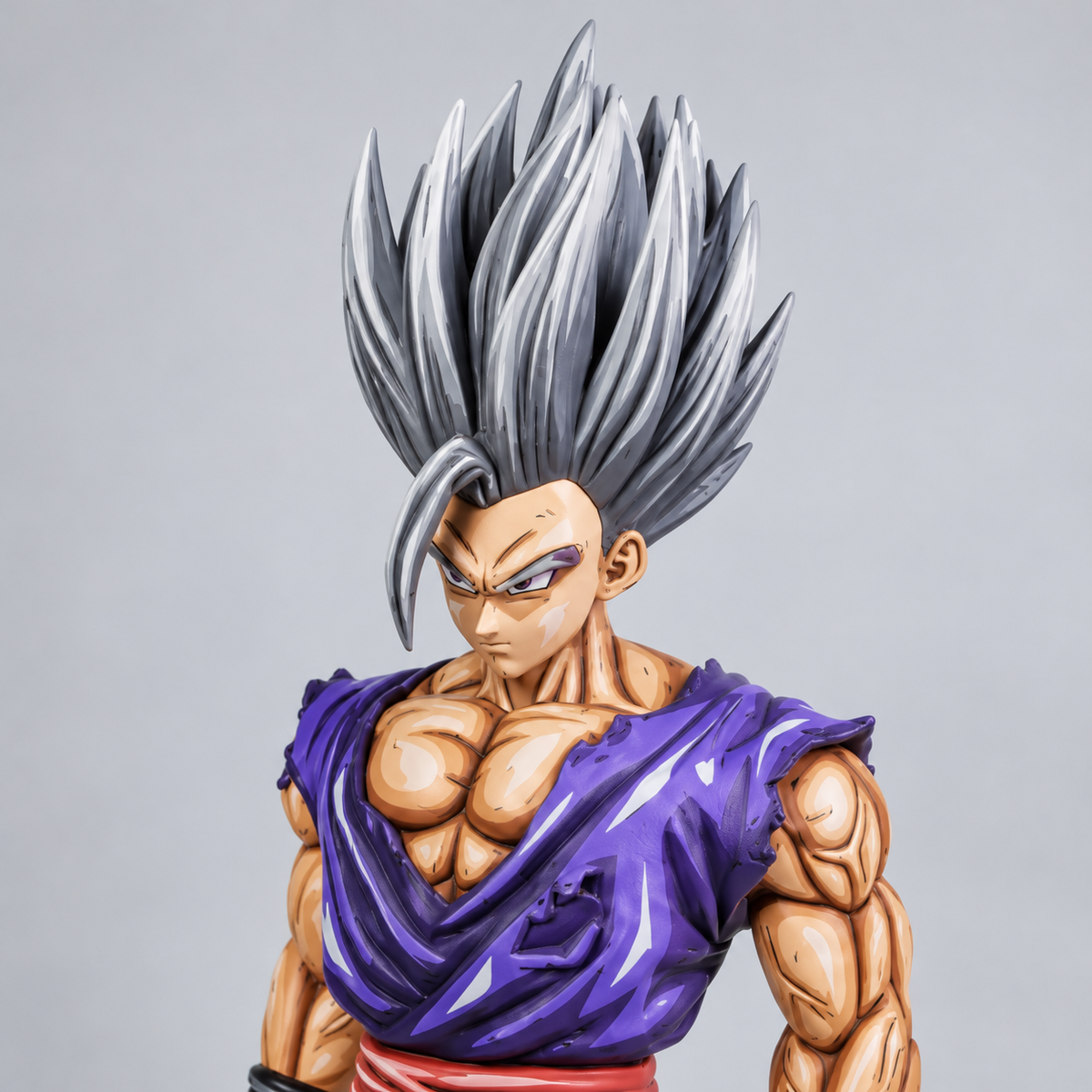 Hand-painted Gohan Beast figure — head and upper-body detail