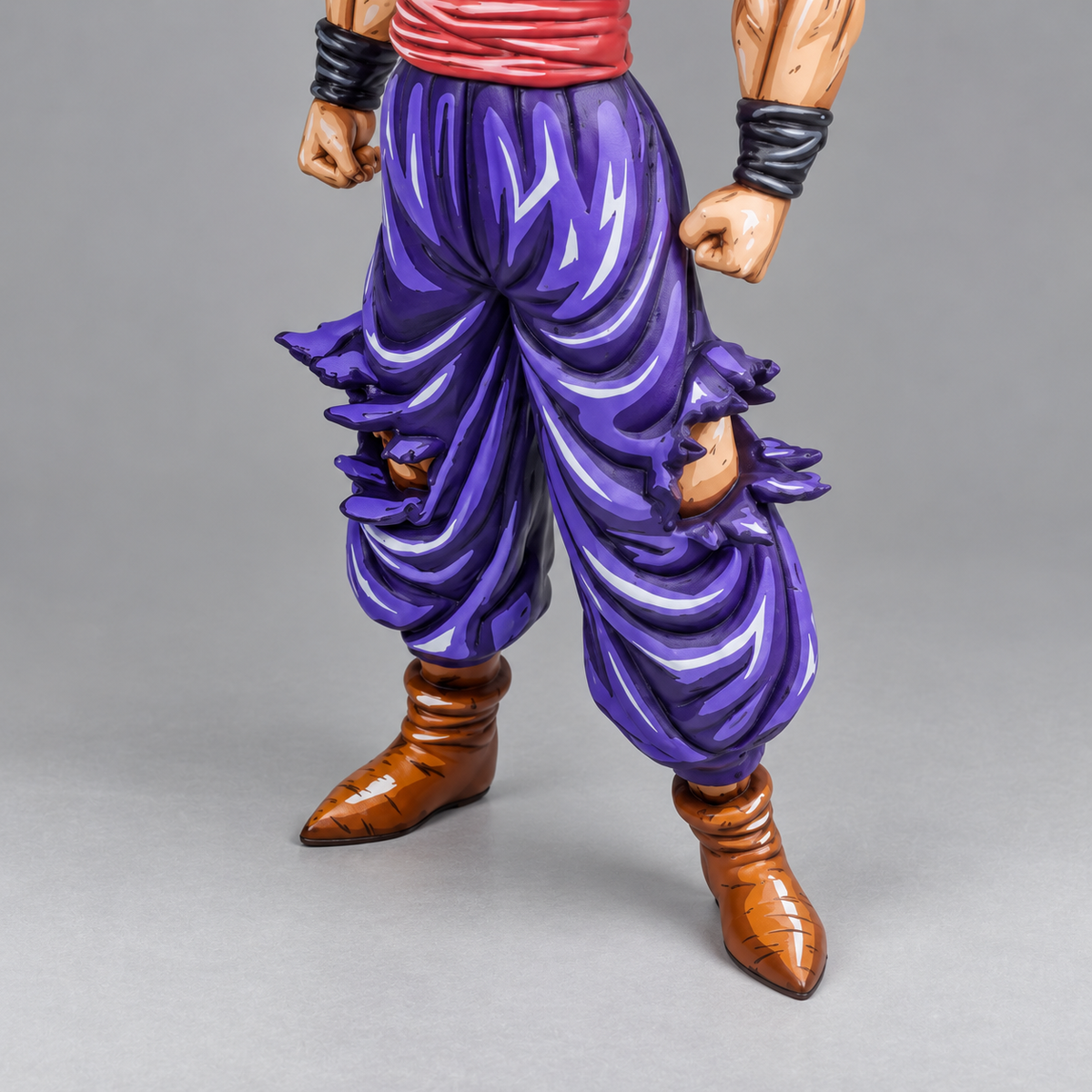 Hand-painted Gohan Beast figure — feet and lower-leg detail