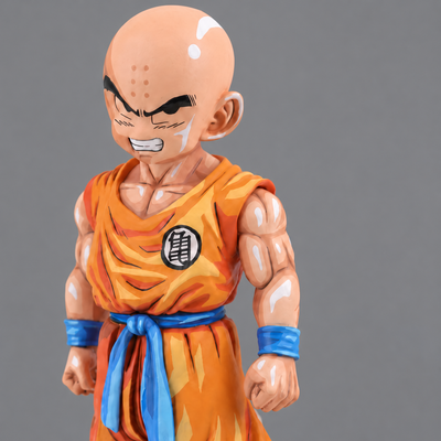 Krillin Orange Gi — portrait square