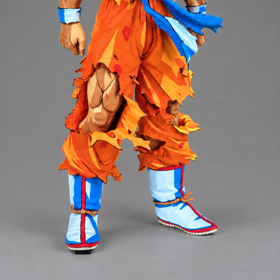 Goku SMSP Battle Damaged — feet