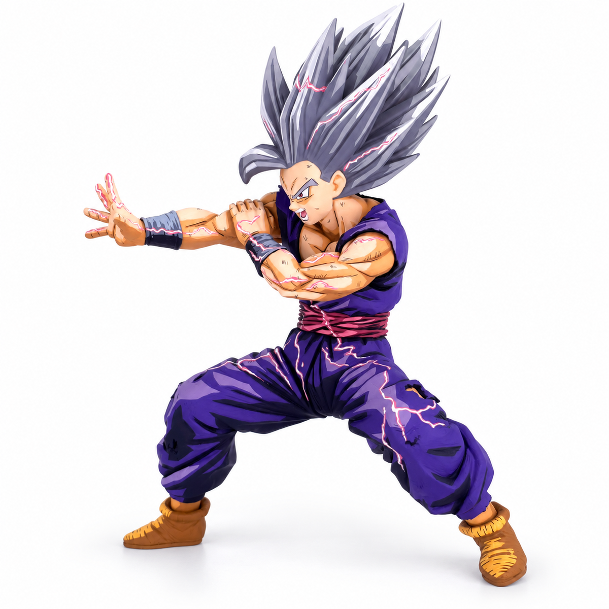 Anime Colour Dragon Ball Son Gohan Beast Figure Repaint — white