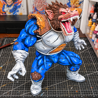 Dragon Ball Z Vegeta Ozaru Monkey Figure Repaint — workshop