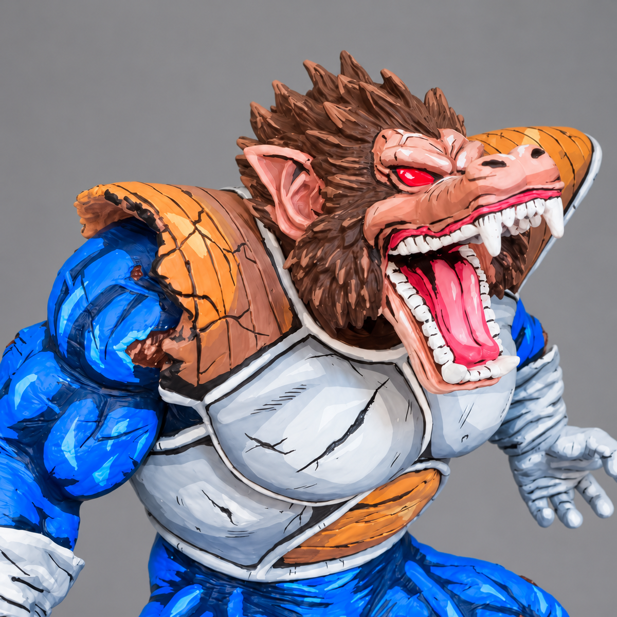 Dragon Ball Z Vegeta Ozaru Monkey Figure Repaint — head and shoulders
