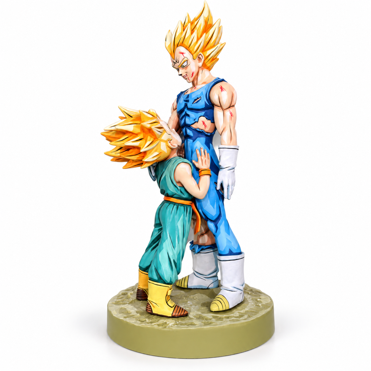 Dragon Ball Vegeta Father & Son Figure Repaint — white