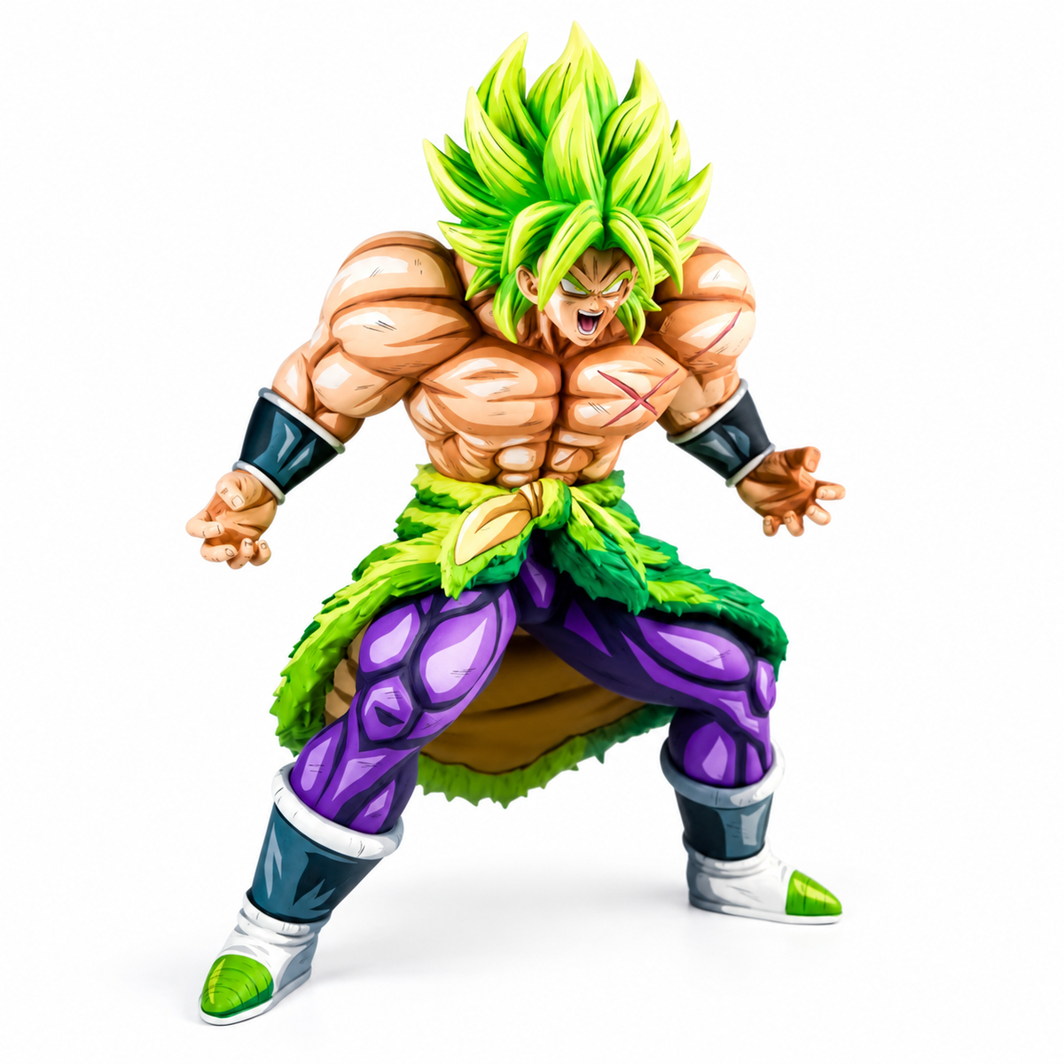 Dragon Ball Super Blood of Saiyans Broly Figure — white