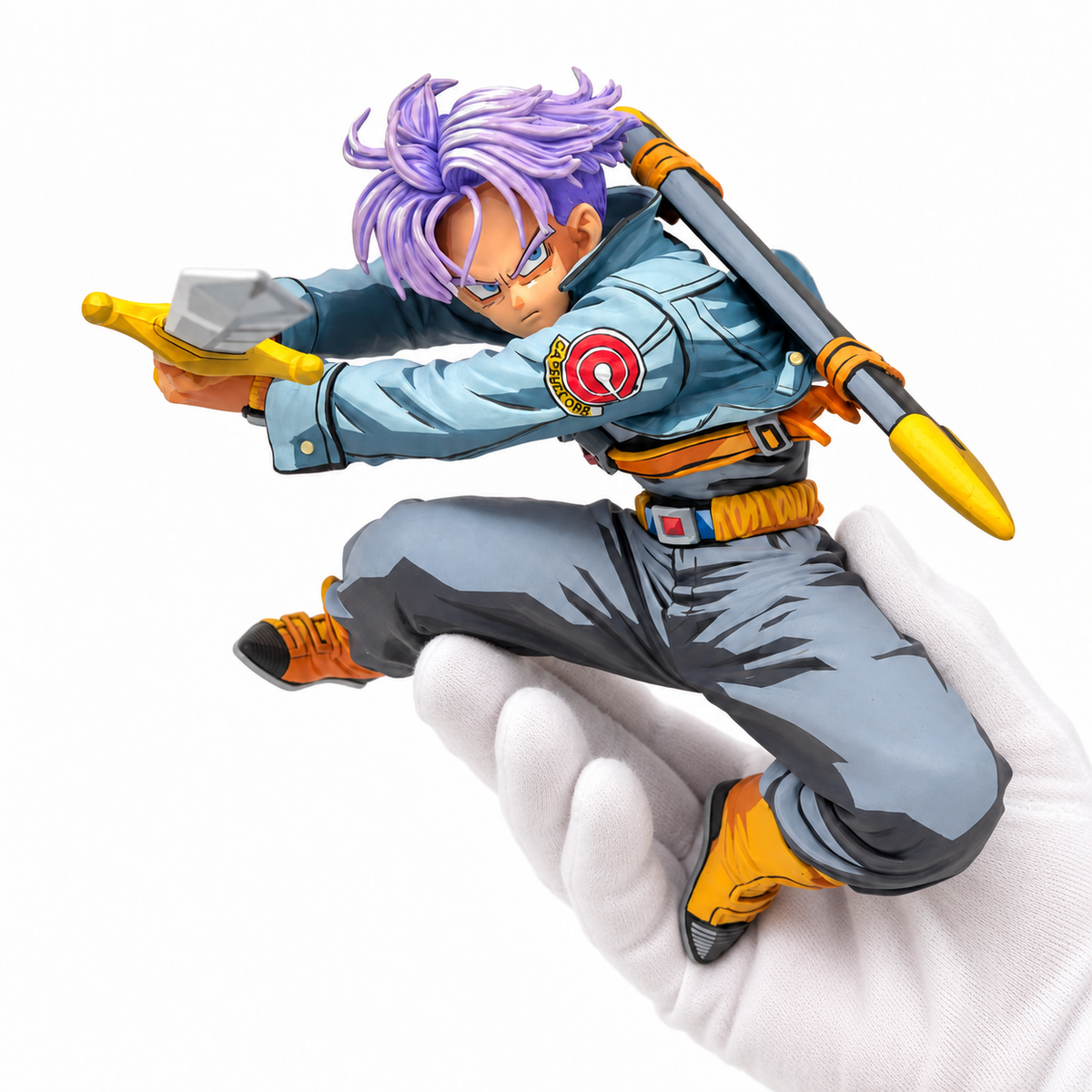 Dragon Ball Trunks Budokai 4 Figure Repaint 2D Anime Colour — white