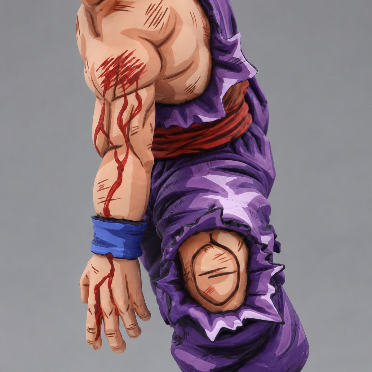 Hand-Painted Dragon Ball Super Saiyan Gohan Battle-Damaged Figure Repaint — body