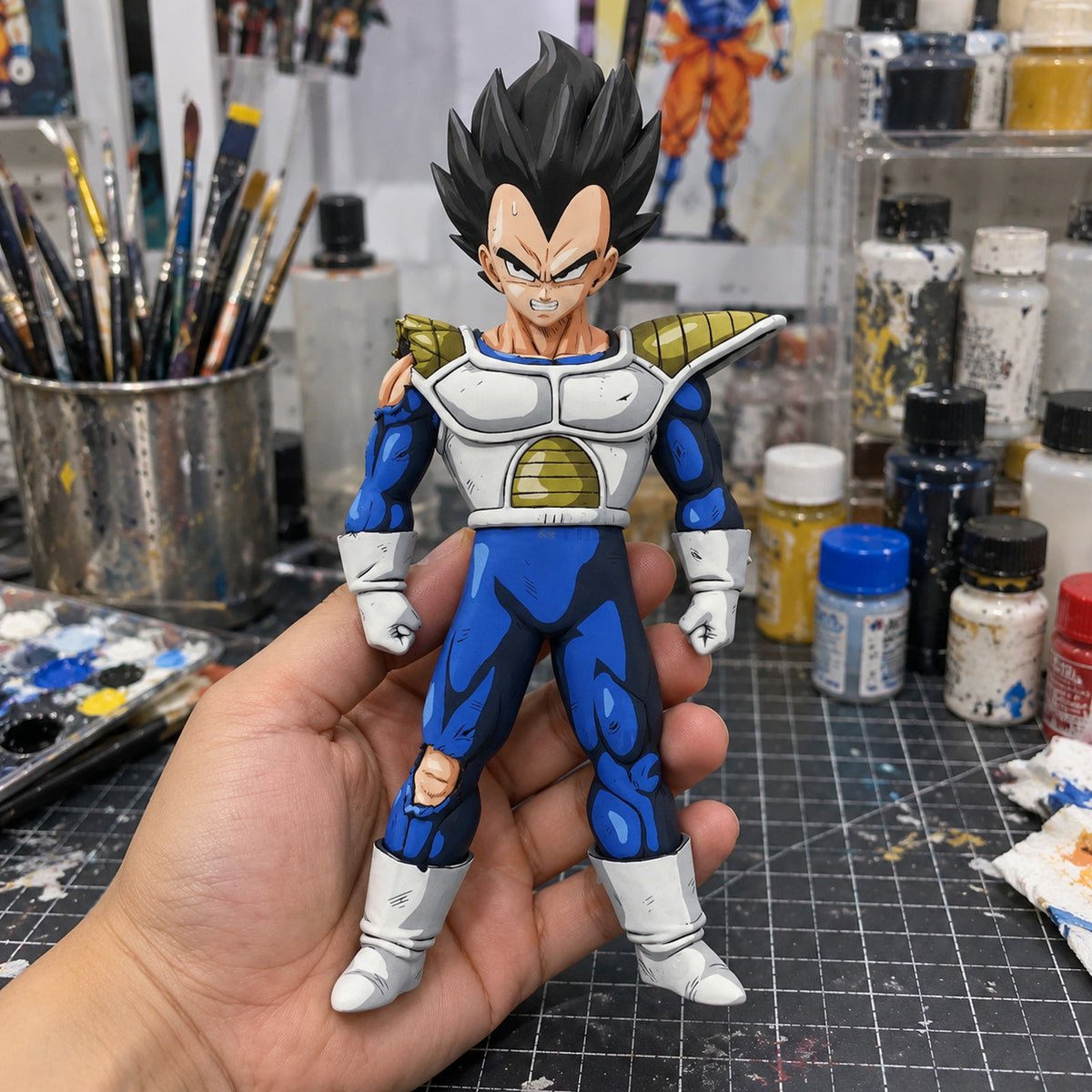 Dragon Ball VS Omnibus Vegeta Figure Repaint — hand or studio