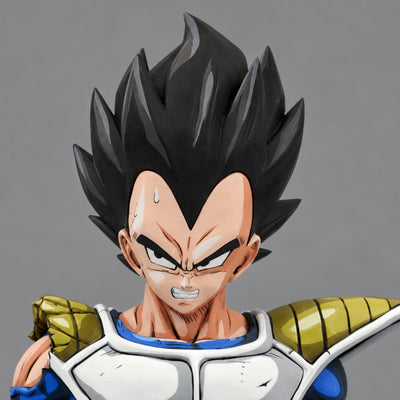 Dragon Ball VS Omnibus Vegeta Figure Repaint — head