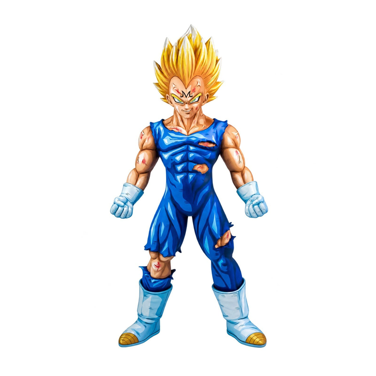 3D Printed Dragon Ball SSJ2 Majin Vegeta Figure Repaint — main