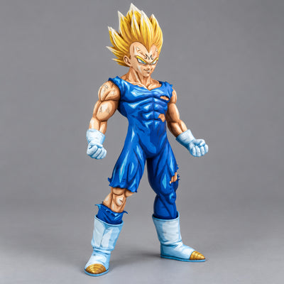 3D Printed Dragon Ball SSJ2 Majin Vegeta Figure Repaint — side