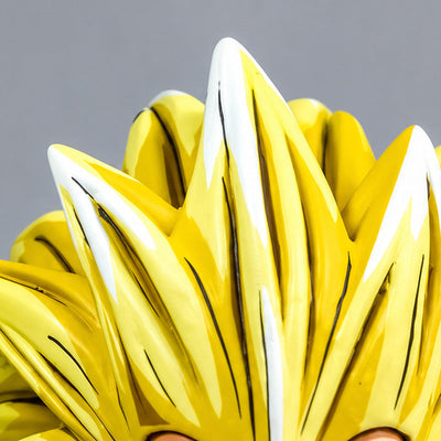 Blood Saiyans Special Gotenks Super Saiyan 3 Figure Repaint — close-up of hair sculpt and painted highlights