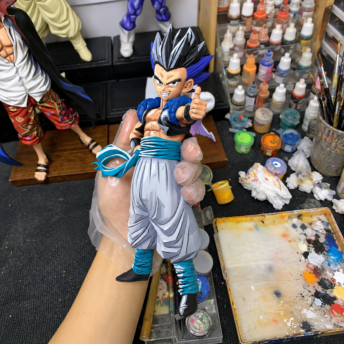 Dragon Ball Resolution Of Soldiers Gotenks Figure Repaint — hand or studio
