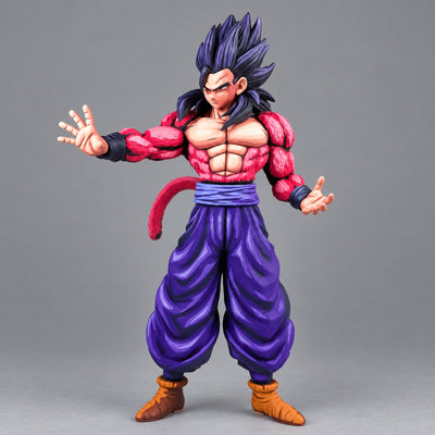 Custom Dragon Ball Super Saiyan 4 Gohan Figure Repaint — side