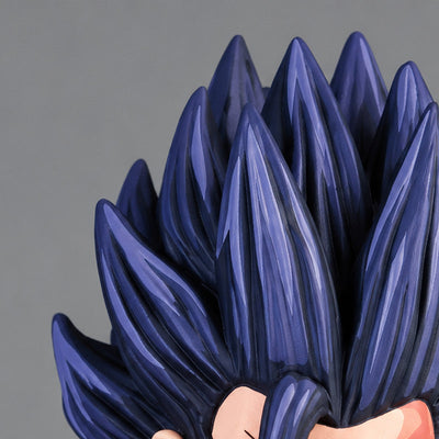 Custom Dragon Ball Super Saiyan 4 Gohan Figure Repaint — close-up of hair sculpt and painted highlights