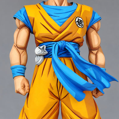 Dragon Ball Son Goku 2D Comic Colour Figure Repaint — body and painted details