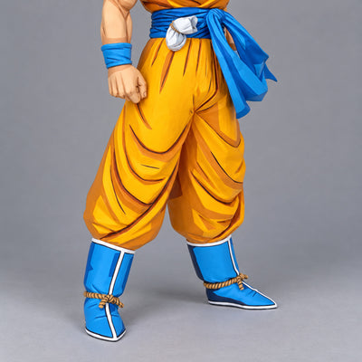 Dragon Ball Son Goku 2D Comic Colour Figure Repaint — lower body and alternate detail
