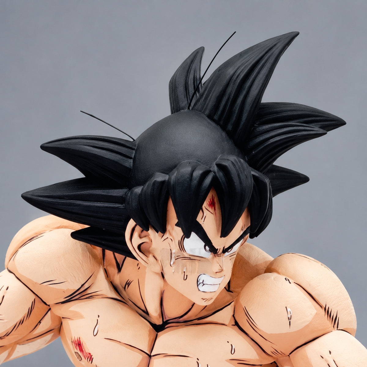 Dragon Ball Son Goku Triple Kaioken Figure Repaint — head portrait