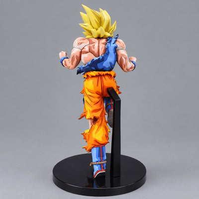 Super Saiyan Son Goku Jump 50th Anniversary Figure Repaint — Actual rear view