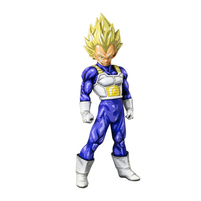 Anime Style Dragon Ball Z SSJ2 Vegeta Figure Repaint — Full figure on white background