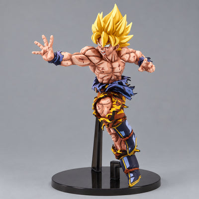 Dragon Ball Son Goku Tenkaichi Budokai Figure Repaint — Actual side or three-quarter view