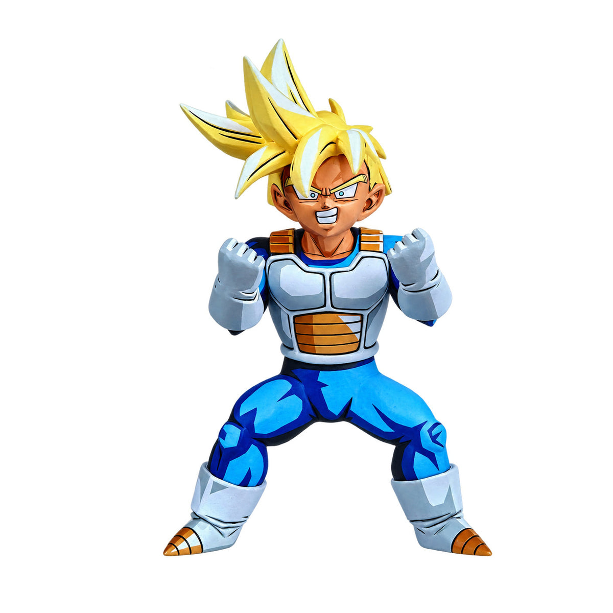 Dragon Ball Super Saiyan Son Gohan Figure Repaint — 15 cm Armoured Version — Full figure on white background