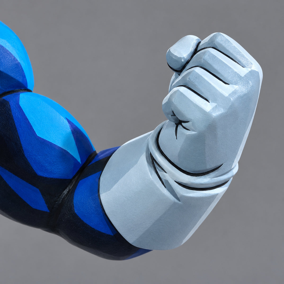 Dragon Ball Super Saiyan Son Gohan Figure Repaint — 15 cm Armoured Version — Gloved fist detail