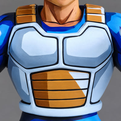 Dragon Ball Super Saiyan Son Gohan Figure Repaint — 15 cm Armoured Version — Chest armour detail