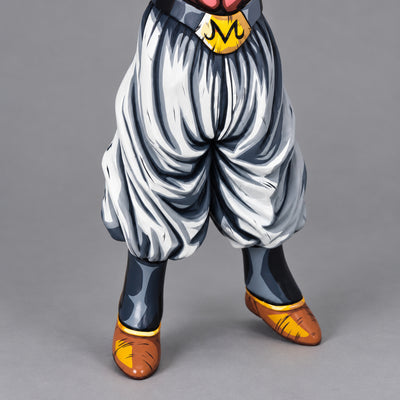 Dragon Ball Z Majin Super Buu Evil Figure Repaint — white trouser folds and complete black gold boots