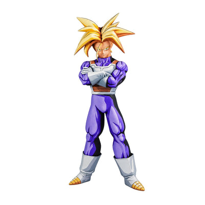 Comic Colour Dragon Ball Z Future Trunks SSJ Figure Repaint — Full figure on white background