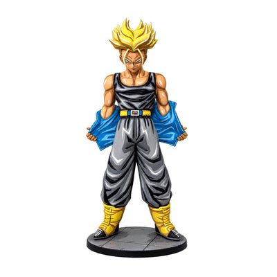 Dragon Ball Super Saiyan Trunks Figure Repaint — Full figure on white background