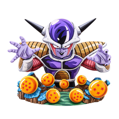 Dragon Ball Frieza Diorama Figure Repaint — Full figure on white background