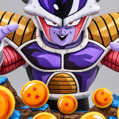 Dragon Ball Frieza Diorama Figure Repaint — Purple chest armour and gold shoulders
