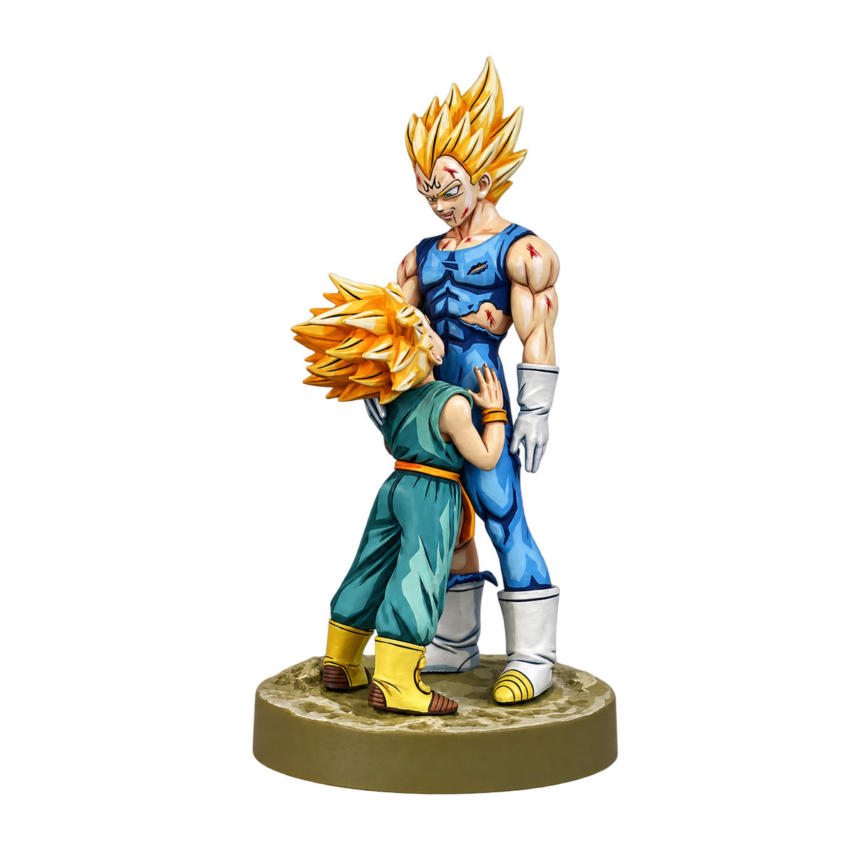 Dragon Ball Vegeta Father & Son Figure Repaint — Full figure on white background