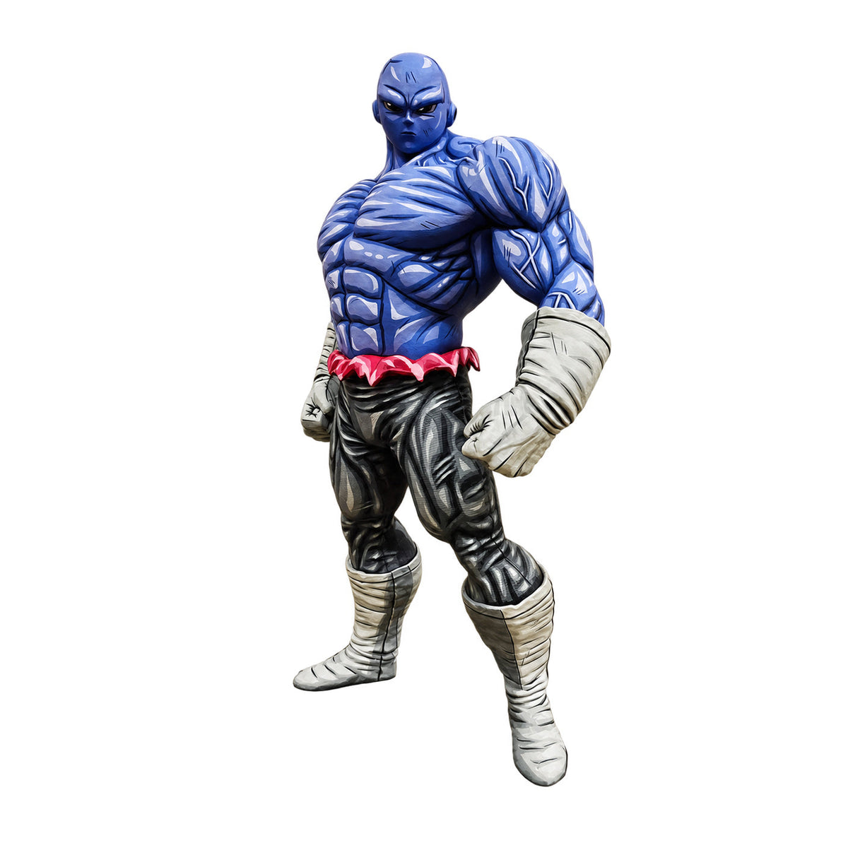Dragon Ball Super Jiren Anime Figure Repaint — Full figure on white background