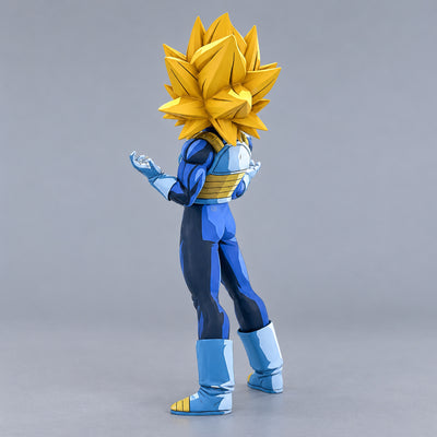 Dragon Ball SSJ Vegeta Anime Figure Repaint — Photographed rear or alternate view