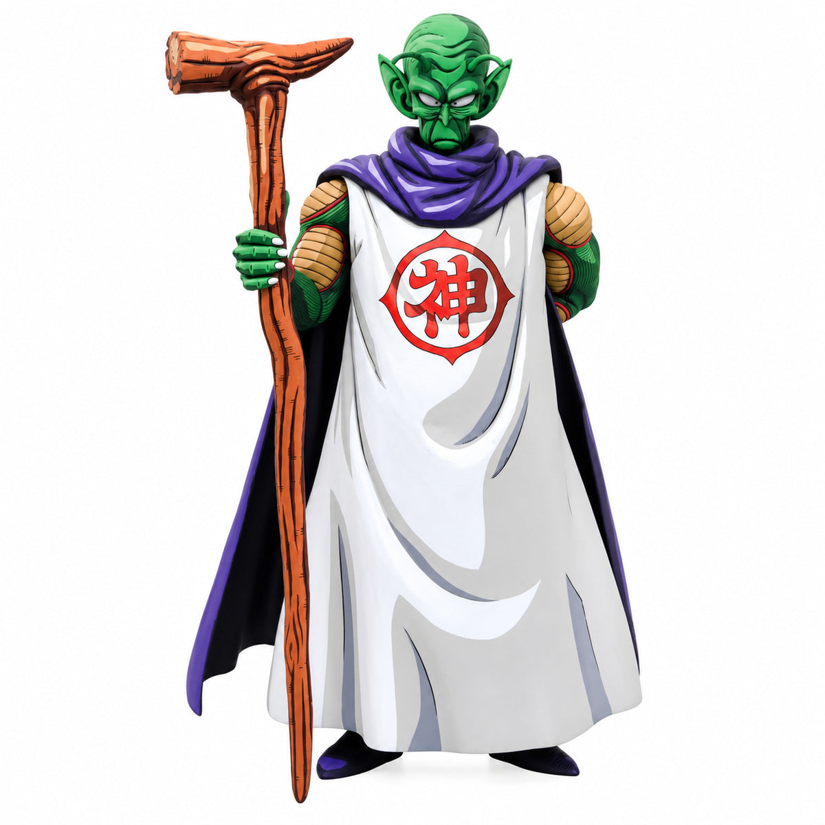 Custom Painted Dragon Ball Z God Piccolo Figure Repaint — Full figure on white background