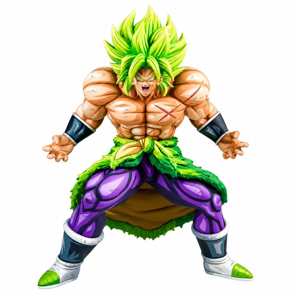 Dragon Ball Super Blood of Saiyans Broly Figure — Full figure on white background