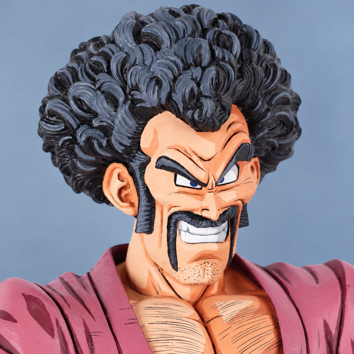Dragon Ball Z Duel Future Mr. Satan Figure Repaint — Head and face detail