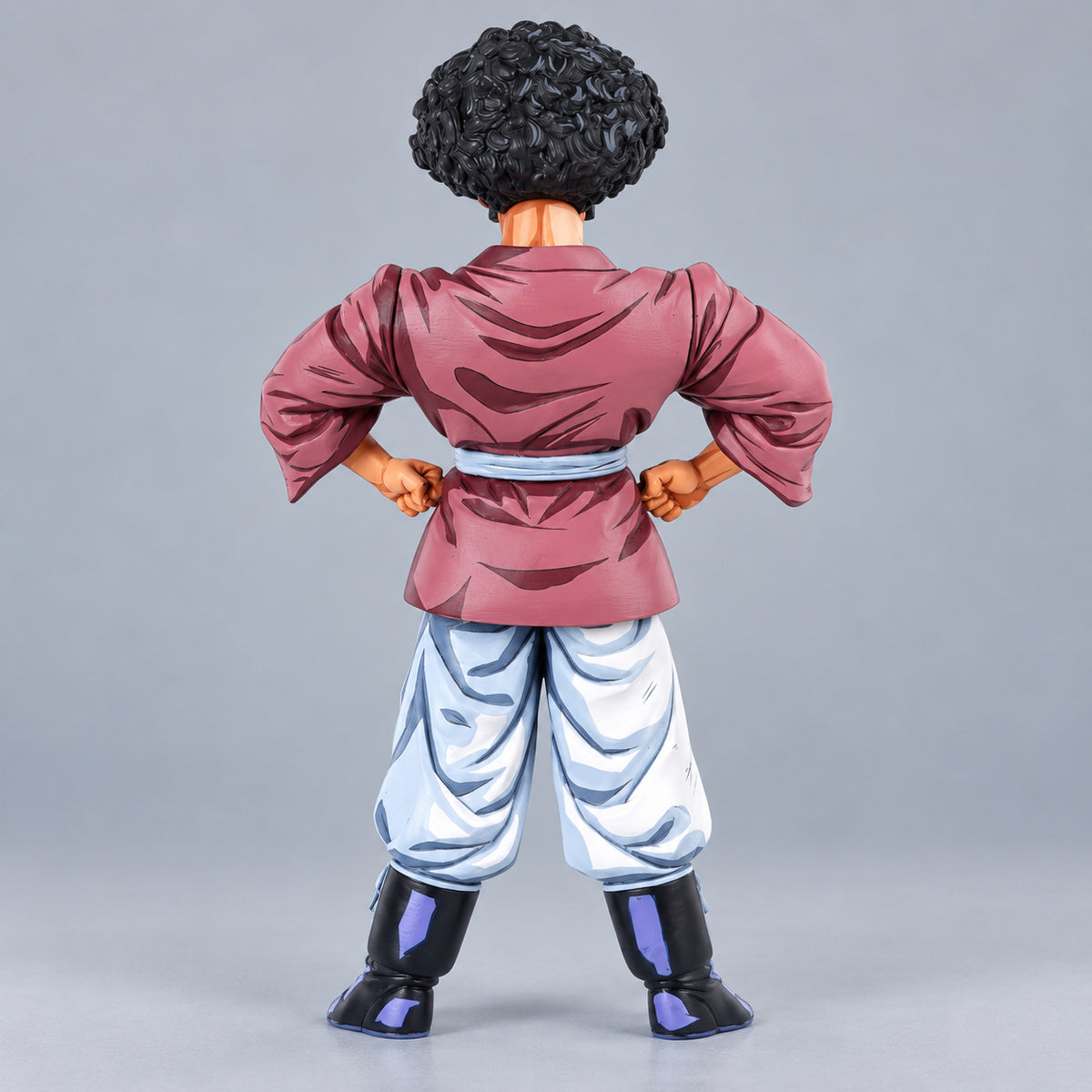 Dragon Ball Z Duel Future Mr. Satan Figure Repaint — Photographed rear or alternate view