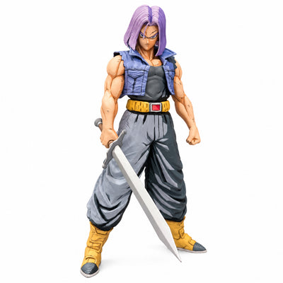 Custom Dragon Ball Trunks Anime Colour 2D Figure Repaint — Full figure on white background