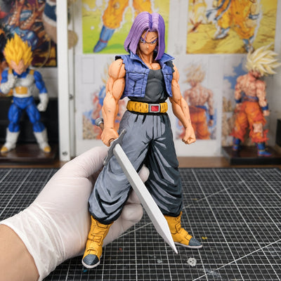 Custom Dragon Ball Trunks Anime Colour 2D Figure Repaint — workshop view
