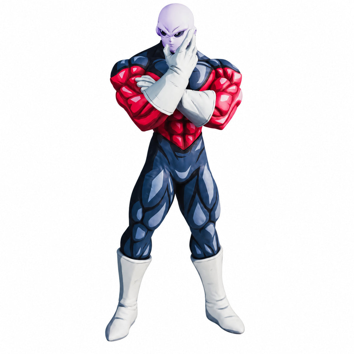 Dragon Ball Jiren Anime Colour 2D Figure Repaint — Full figure on white background