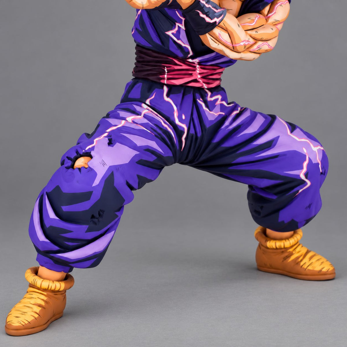 Anime Colour Dragon Ball Son Gohan Beast Figure Repaint — purple lower trousers and complete brown boots