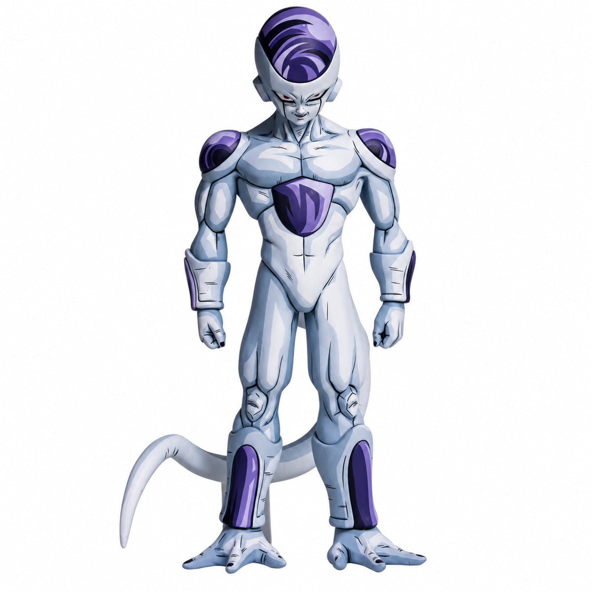 Manga Colour Dragon Ball Frieza Final Form Anime Figure Repaint — Full figure on white background