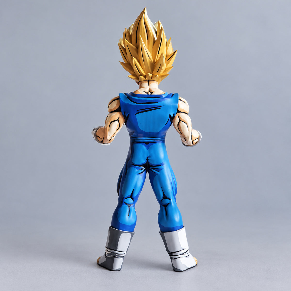 Dragon Ball Vegeta SSJ Anime 2D Figure Repaint — Photographed rear or alternate view